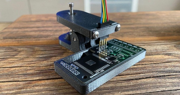 flash adapter pogo test pins wled esp32 controller hasenpups download free stl model printablescom 3d models hobby & makers electronics 3d print model - Mito3D