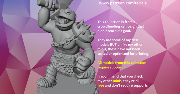 marioneta bárbaro choza descargar gratis stl modelo imprimiblescom 3d modelos juguetes juegos rpg cifras dnd mini miniatura muppet 3d print model - Mito3D