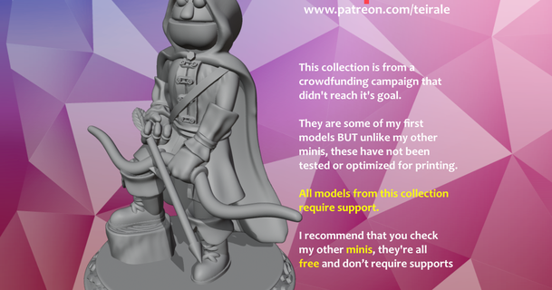 marioneta guardabosque choza descargar gratis stl modelo imprimiblescom 3d modelos juguetes juegos rpg cifras dnd mini miniatura muppet muppets 3d print model - Mito3D