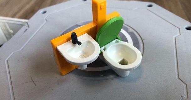 playmobil remplacement prison évier robinet toilette siège michelkroes Télécharger libre stl modèle imprimablescom 3d modèles jouets Jeux 3d print model - Mito3D