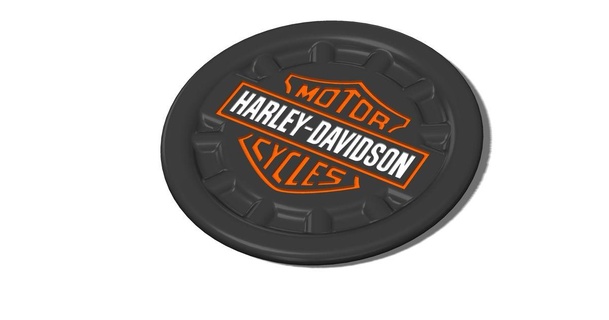pivotar podt cheque Harley Davidson cerveza portavasos Lobos descargar gratis stl modelo imprimiblescom 3d modelos artilugio 3d print model - Mito3D