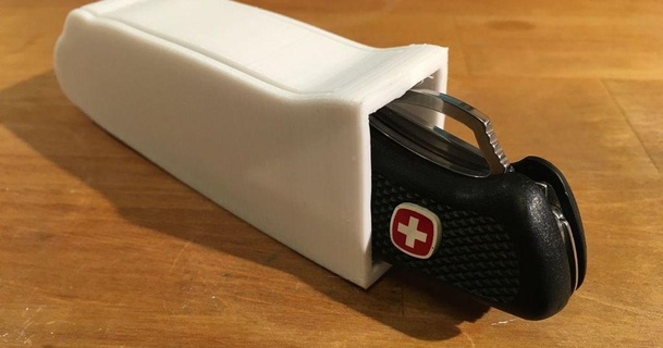 étui Wenger couteau panson Télécharger libre stl modèle imprimablescom 3d modèles Ménage Extérieur jardin porte suisse 3d print model - Mito3D