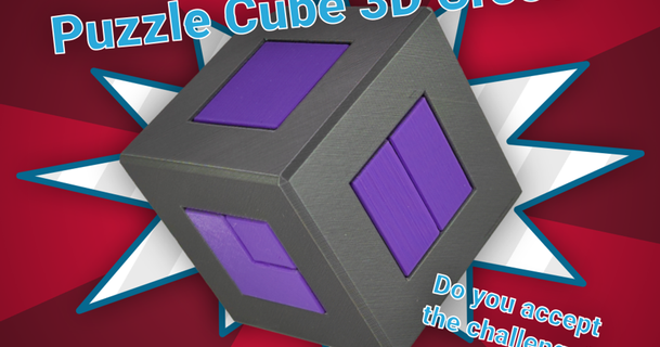 puzzle cube 3d traverser katarn Télécharger libre stl modèle imprimablescom modèles jouets Jeux puzzles brain teasers pièces intermédiaire 3d print model - Mito3D