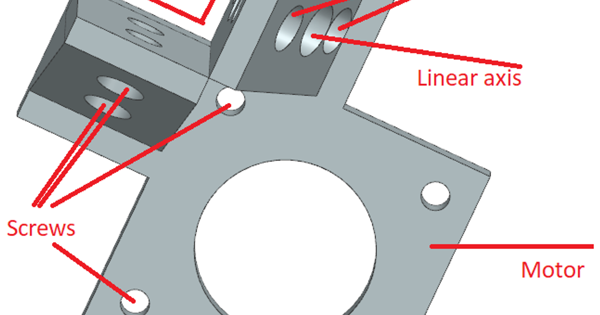 nema 17 t-slot mount linear axis robertb download free stl model printablescom 3d models printers - upgrades 3dprinterlighting nema17 3D print model - Mito3D