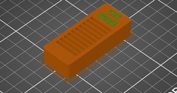 cr2025 pequeno bateria caixa trovão matador baixar livre stl modelo printablescom 3d modelos passatempo fabricantes organizadores suporte 3d print model - Mito3D