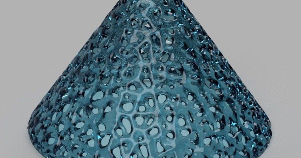Voronoi Lamba gölge ged indir Bedava stl model printablescom 3d modeller ev halkı ekipman abajur 3d print model - Mito3D