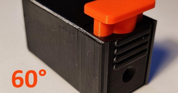 filament coupeur 60 facile boîte backstop filigrane Télécharger libre stl modèle imprimablescom 3d modèles imprimantes accessoires Couper degré 3d print model - Mito3D