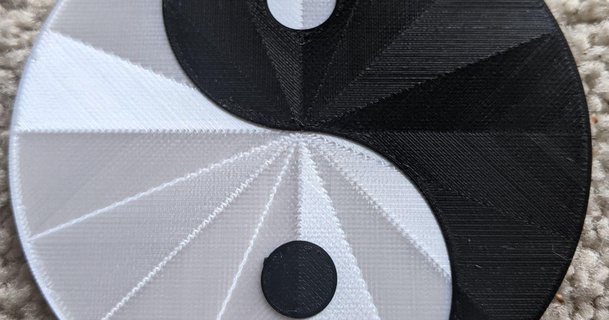 yin yang bardak altlığı orion4o4 indir Bedava stl model printablescom 3d modeller Sanat tasarım 2d tabaklar logolar Yang 3d print model - Mito3D