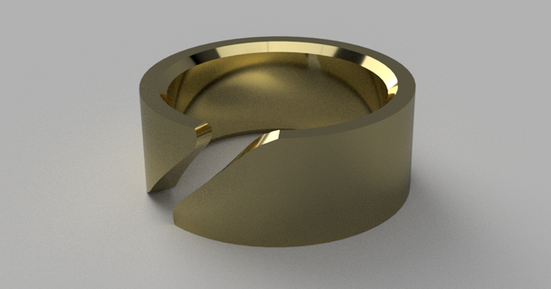 Spiral Schnitt Ring Birbu download frei stl Modell Printablescom 3d Modelle Mode Zubehör 3d print model - Mito3D