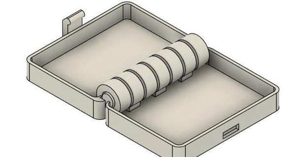 sd carte articulé couverture gaine print in place Fédérer Télécharger libre stl modèle imprimablescom 3d modèles Ménage Bureau 3d print model - Mito3D