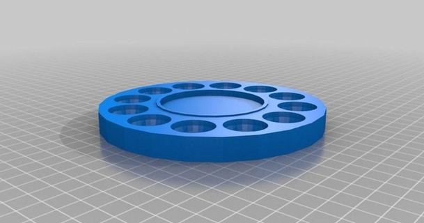 boya karıştırma tabak kickbut101 indir Bedava stl model printablescom 3d modeller Sanat tasarım tasarımlar boyama 3d print model - Mito3D