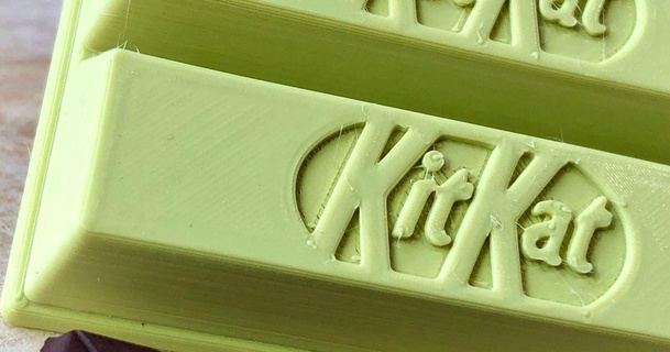 Kit Kat dany nchez download frei stl Modell Printablescom 3d Modelle Kostüme Zubehör Requisiten Kakao Süßigkeiten Schokolade Lebensmittel 3d print model - Mito3D