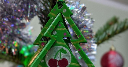 Natale albero ornamento Stampa posto mmu ciliegia laboratori Jonathan Scarica gratuito stl modello printablescom 3d Modelli stagione disegni inverno anni 3d print model - Mito3D
