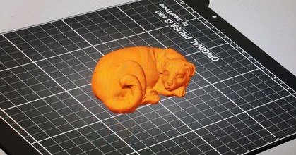 cachorro dormindo locktec baixar livre stl modelo printablescom 3d modelos casa animais estimação 3d print model - Mito3D