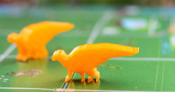 dinosaurio isla meeple hadrosaurio Roberto johansson descargar gratis stl modelo imprimiblescom 3d modelos juguetes juegos juego mesa dinosaurios isladinosaurio 3d print model - Mito3D