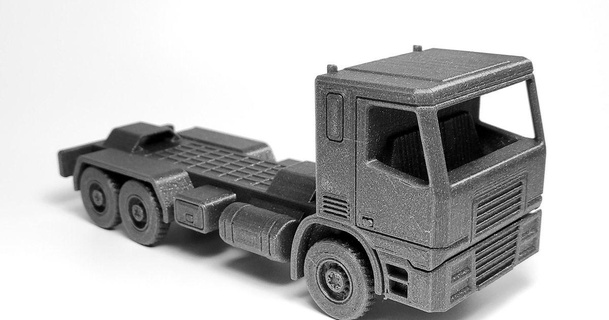 Stampa posto modulare camion base budino Scarica gratuito stl modello printablescom 3d Modelli giocattoli Giochi veicoli 6x6 articolato personalizzato Camion spazzatura 3d print model - Mito3D