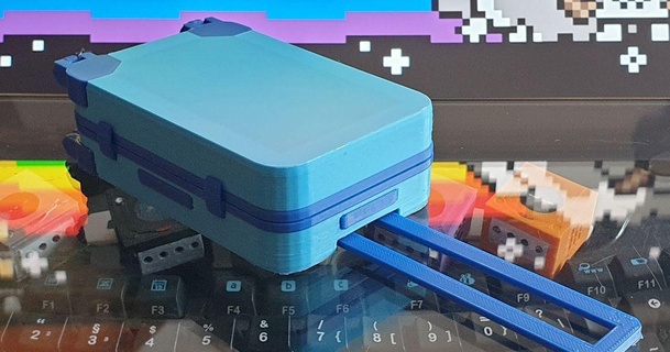 tiny functional suitcase print-in-place support-free mmu painting ixpatch download free stl model printablescom 3d models toys & games barbie box briefcase decoration doll 3d print model - Mito3D