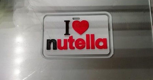 l'amour Nutella badge argirob Télécharger libre stl modèle imprimablescom 3d modèles art conception 2d assiettes logos 3d print model - Mito3D