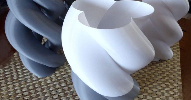 trihelical suite jaln download free stl model printablescom 3d models art & design sculptures sculpture spiralvase vase 3d print model - Mito3D