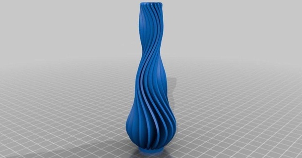 turbo vase+ Straße download frei stl Modell Printablescom 3d Modelle Kunst Design Skulpturen Turbine Vase 3d print model - Mito3D