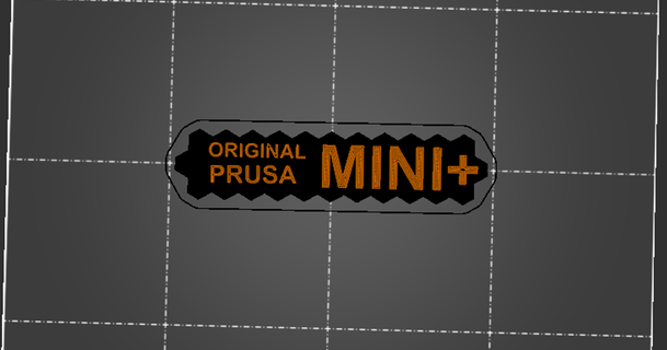 inserire logo pannello originale prusa mini + wulfgar Scarica gratuito stl modello printablescom 3d Modelli stampanti aggiornamenti prusamini 3d print model - Mito3D