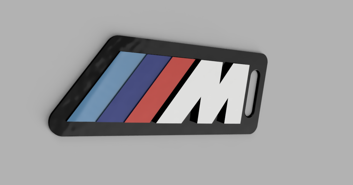 porte clés BMW séries logo versions Fozi Télécharger libre stl modèle imprimablescom 3d modèles art conception 2d assiettes logos bmw 3D print model - Mito3D