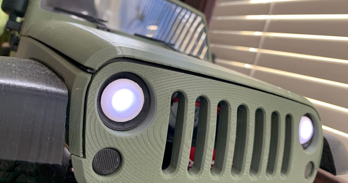 headlight jeep wrangler jl 1 8 3dsetscom daniel ho ek download free stl model printablescom 3d models hobby & makers rc robotics 3dsets car rccar 3D print model - Mito3D