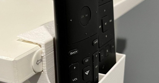 ikea hemnes remote holder wittless download free stl model printablescom 3d models household bedroom remotecontrol remotecontrolholder 3d print model - Mito3D