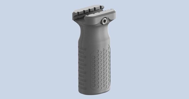 shade vertical foregrip monolithic version lonewolf052 download free stl model printablescom 3d models toys & games outdoor airsoft grip nerf picatinny 3d print model - Mito3D
