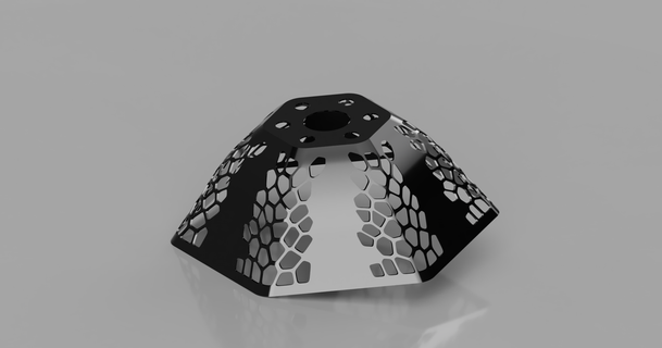 ışık gölge Voronoi Vanderwood 39 lar indir Bedava stl model printablescom 3d modeller ev halkı dekor Lamba 3d print model - Mito3D