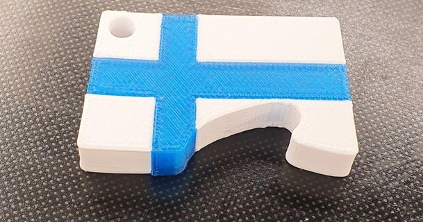 finlandese bandiera bottiglia apriscatole tendine Scarica gratuito stl modello printablescom 3d Modelli domestico cucina 3d print model - Mito3D