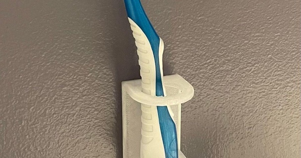 escova dente suporte parede montado jepa2019 baixar livre stl modelo printablescom 3d modelos casa banheiro 3d print model - Mito3D