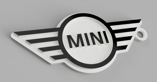 anahtarlık mini dizi logo fozi indir Bedava stl model printablescom 3d modeller Sanat tasarım 2d tabaklar logolar Cooper etiket 3d print model - Mito3D