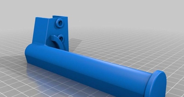 longer kossel 2020 filament spool holder jesse download free stl model printablescom 3d models printers accessories aluminum extrusion 3d print model - Mito3D