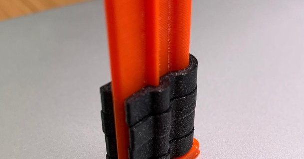 filamento clip titolare supporto samhec Scarica gratuito stl modello printablescom 3d Modelli stampanti Accessori filamentclip quickprint 3d print model - Mito3D