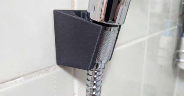 shower hose holder milda2107 download free stl model printablescom 3d models household bathroom 3d print model - Mito3D