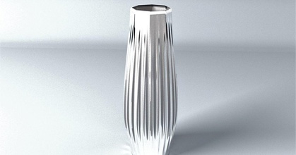vase24 primermecos indir Bedava stl model printablescom 3d modeller ev halkı dekor dekoratif dişli vazo çatılı ince küçük 3d print model - Mito3D