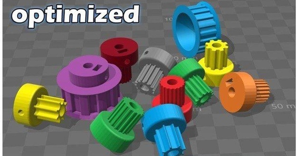 parametric pulley library - retainer improved snowhead download free stl model printablescom 3d models hobby & makers ideas htd beltpulley customizable customizer gear 3d print model - Mito3D
