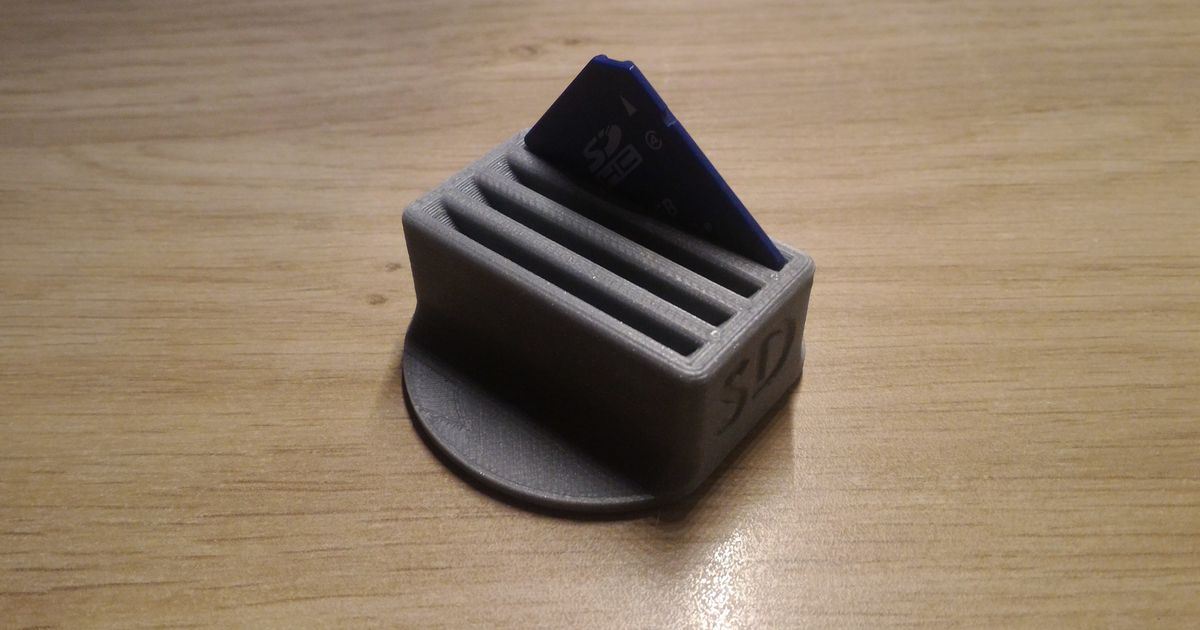 sd card soporte jwings descargar gratis stl modelo imprimiblescom 3d modelos pasatiempo hacedores organizadores 3D print model - Mito3D
