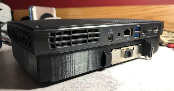 thicc skull - intel nuc canyon 10gbe expansion ring m2 ngff pcie x4 chassis jackharvest download free stl model printablescom 3d models gadgets computers 10g adapter 3d print model - Mito3D