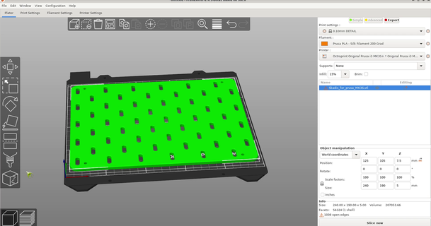 espaciador skadis prusa produce picor ojo descargar gratis stl modelo imprimiblescom 3d modelos pasatiempo hacedores organizadores tablero 3d print model - Mito3D