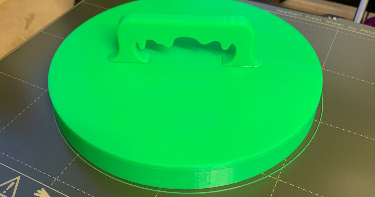 drippy bucket lid handle ozgar download free stl model printablescom 3d models household office bucket drippy lid 3D print model - Mito3D