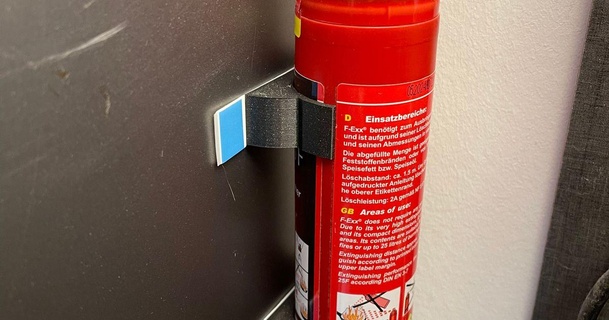 kitchen fire extinguisher holder kb download free stl model printablescom 3d models household fireextinguisher 3d print model - Mito3D