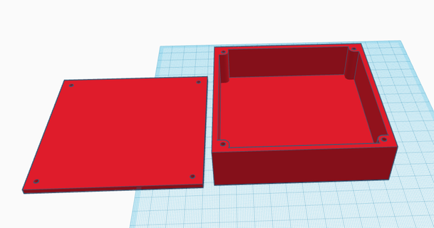 100mm leer Projekt Box Minzglück download frei stl Modell Printablescom 3d Modelle Hobby Macher Elektronik 3d print model - Mito3D