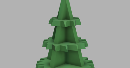 flat-pack winter tree pisarm download free stl model printablescom 3d models seasonal designs & christmas year's puzzle 3d print model - Mito3D
