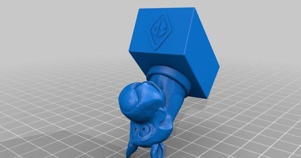scooby buste socle geai Télécharger libre stl modèle imprimablescom 3d modèles art conception sculptures Scooby Doo 3d print model - Mito3D