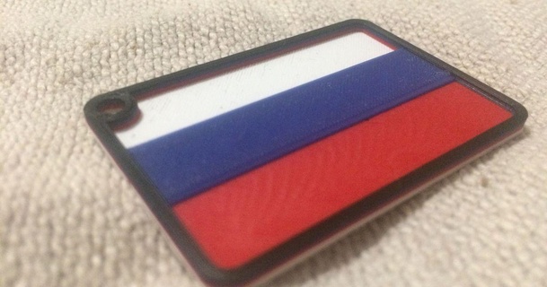 kolye bayraklar dünya Rusya mmu shr3deu indir Bedava stl model printablescom 3d modeller Sanat tasarım tasarımlar bayrak m600 renkli 3d print model - Mito3D