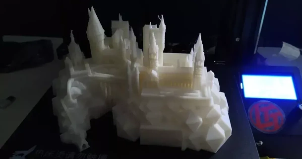 hogwarts castillo garra descargar gratis stl modelo imprimiblescom 3d modelos Arte diseño esculturas decoración harrypotter 3d print model - Mito3D