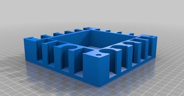 x-wing token tray blaklanner download free stl model printablescom 3d models toys & games board 3d print model - Mito3D