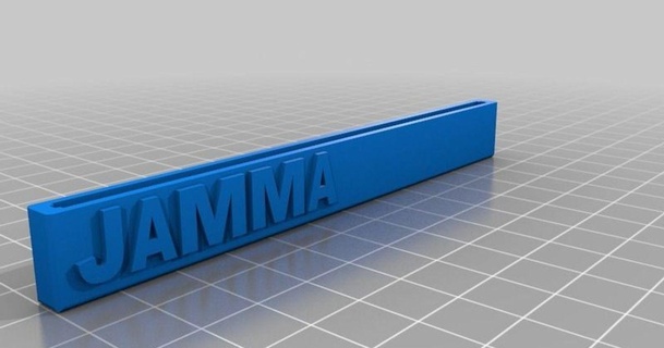 jamma edge cover pin safe collingall download free stl model printablescom 3d models gadgets arcade 3d print model - Mito3D